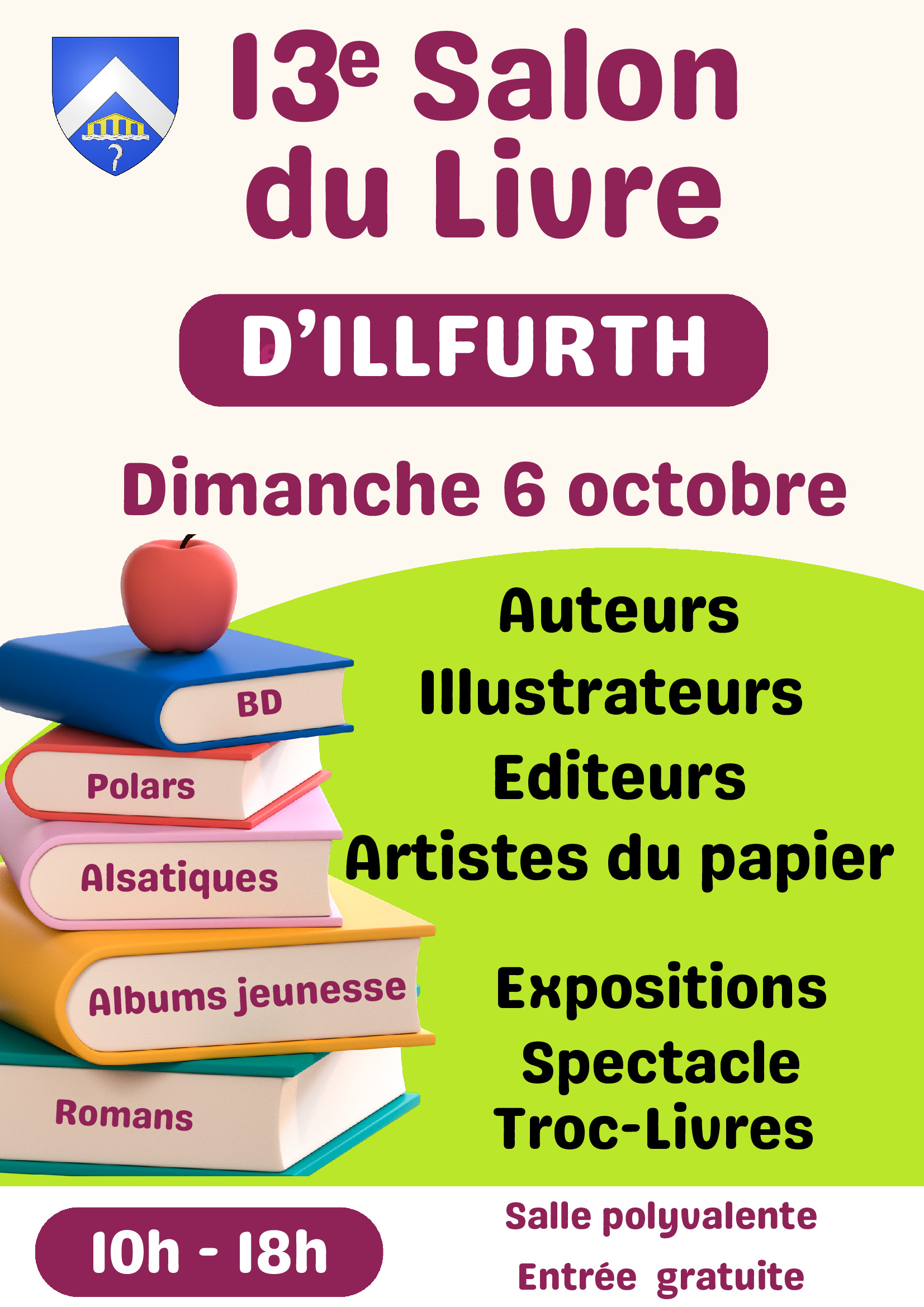 Salon du livre le 06 octobre 2024