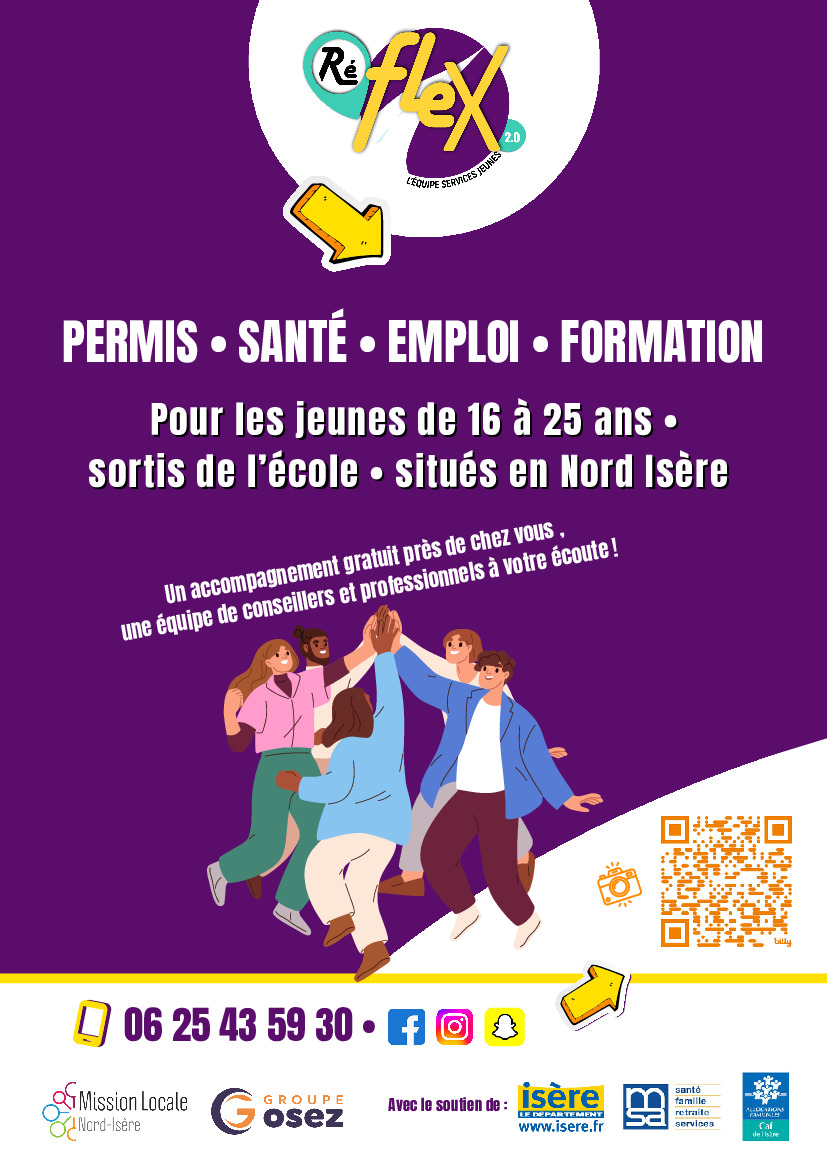 REFLEX... Pour les jeunes de 16 ans à 25 ans