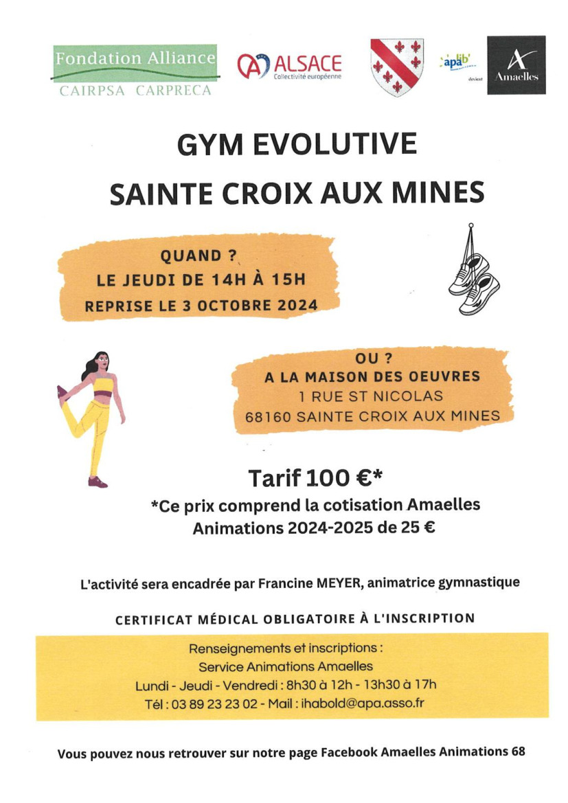 GYM Evolutive : Amaelles Animations