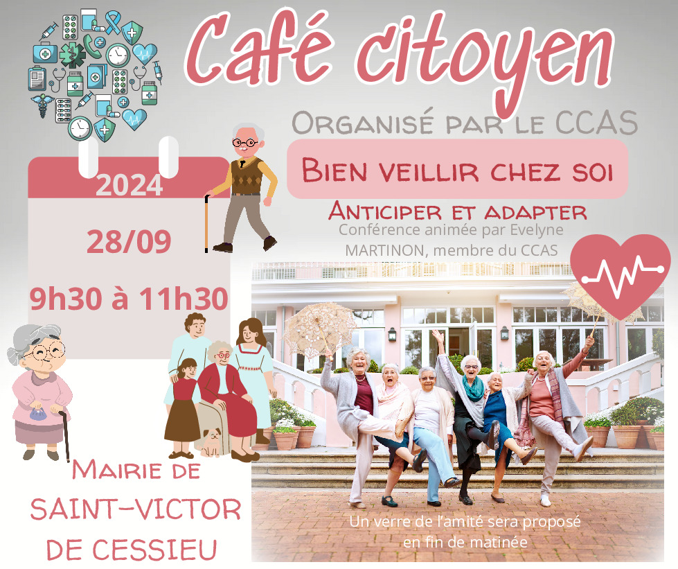 ☕️CAFÉ CITOYEN 🥐 LE 28/09 À 9H30☕️