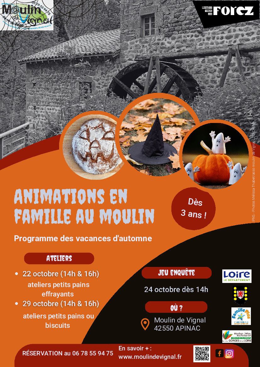 Animations d’automne au Moulin de Vignal