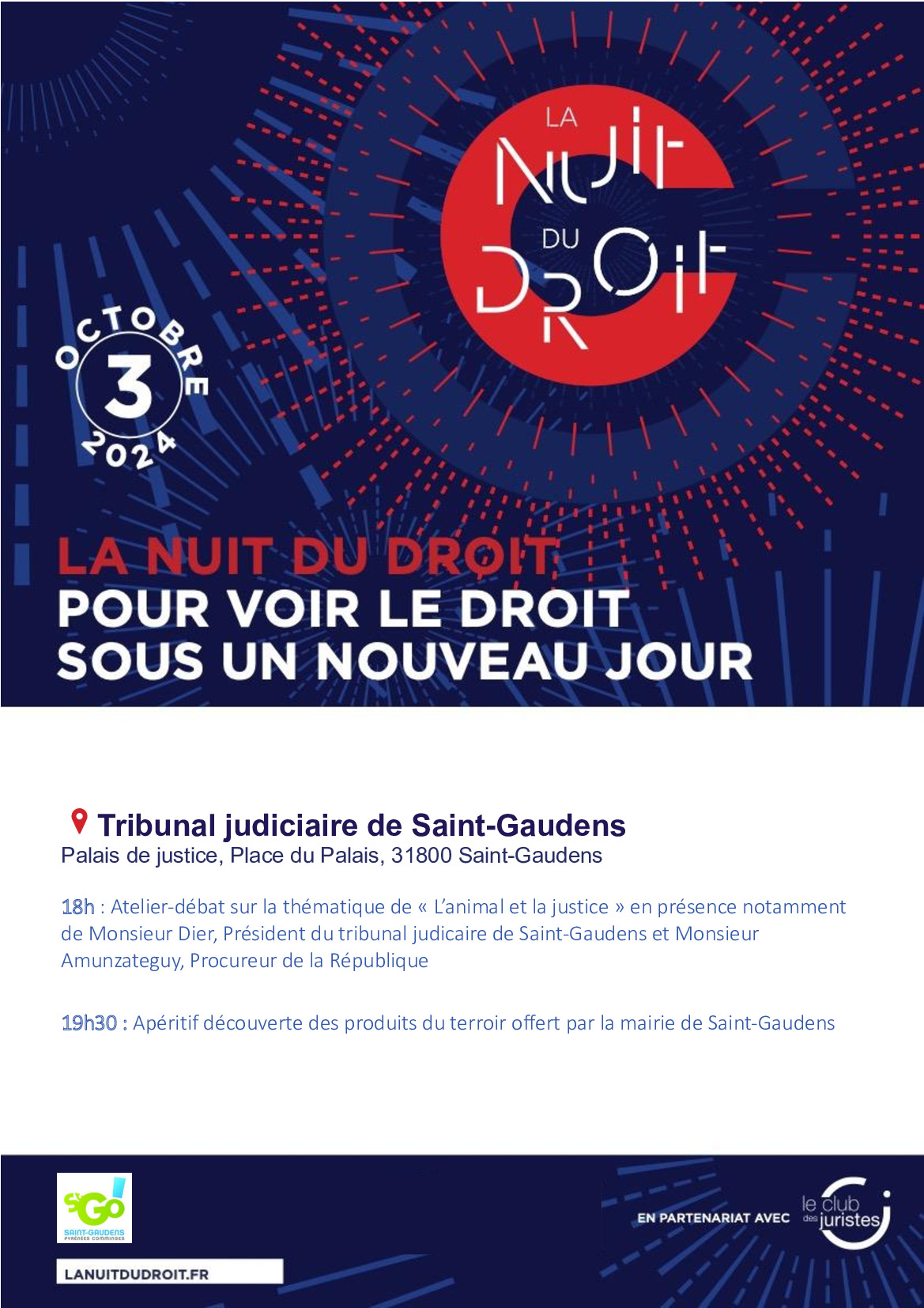 La nuit du droit à St-Gaudens