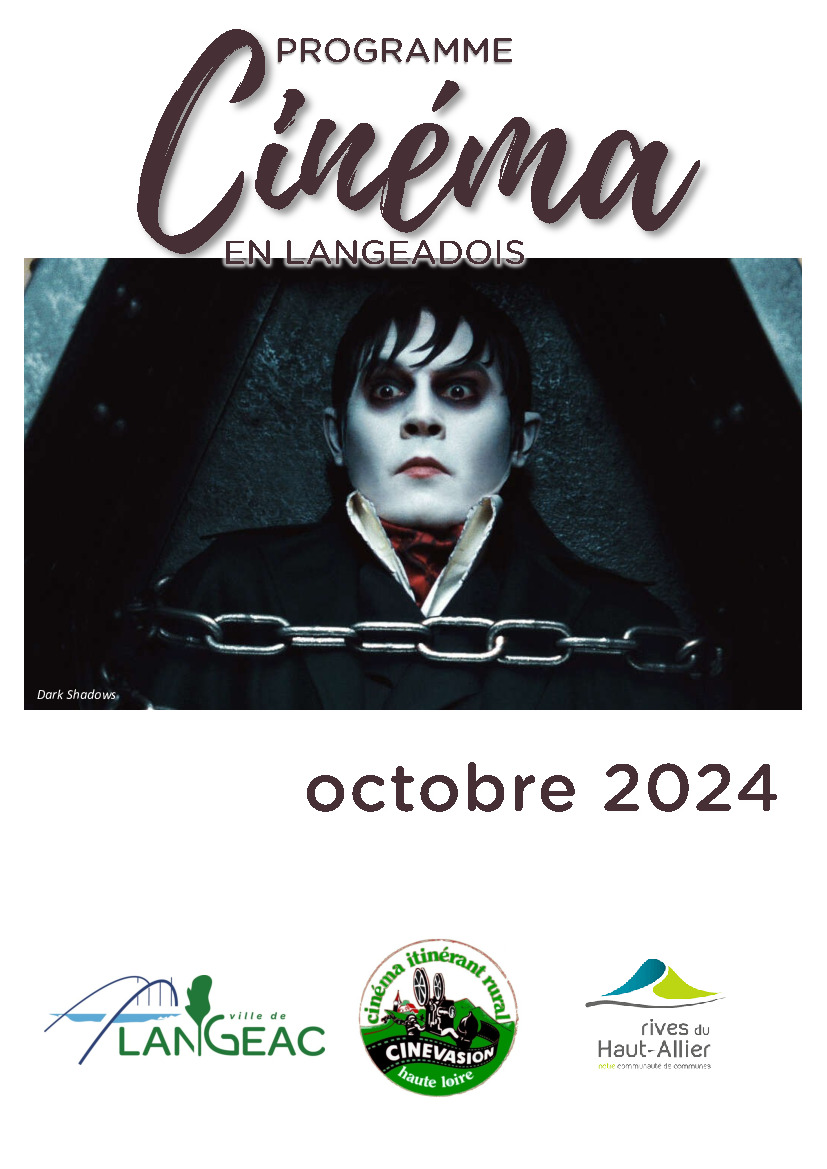 Programme d octobre du cinéma en langeadois