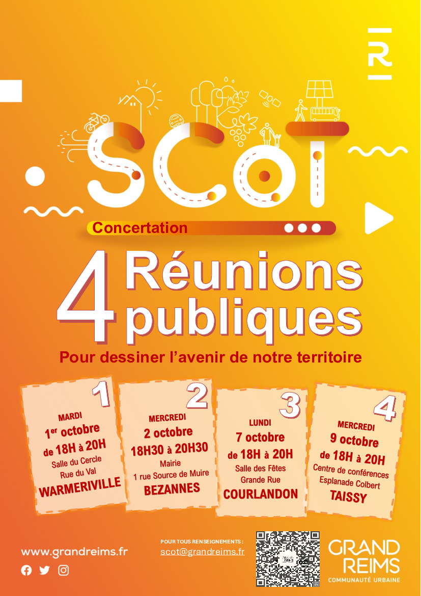 Réunions publiques révision du SCoT