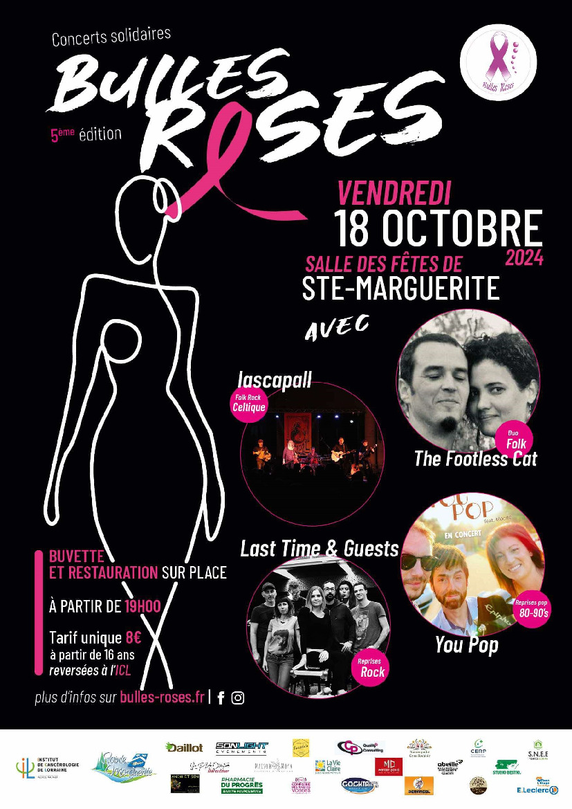 Concerts solidaires vendredi 18 octobre