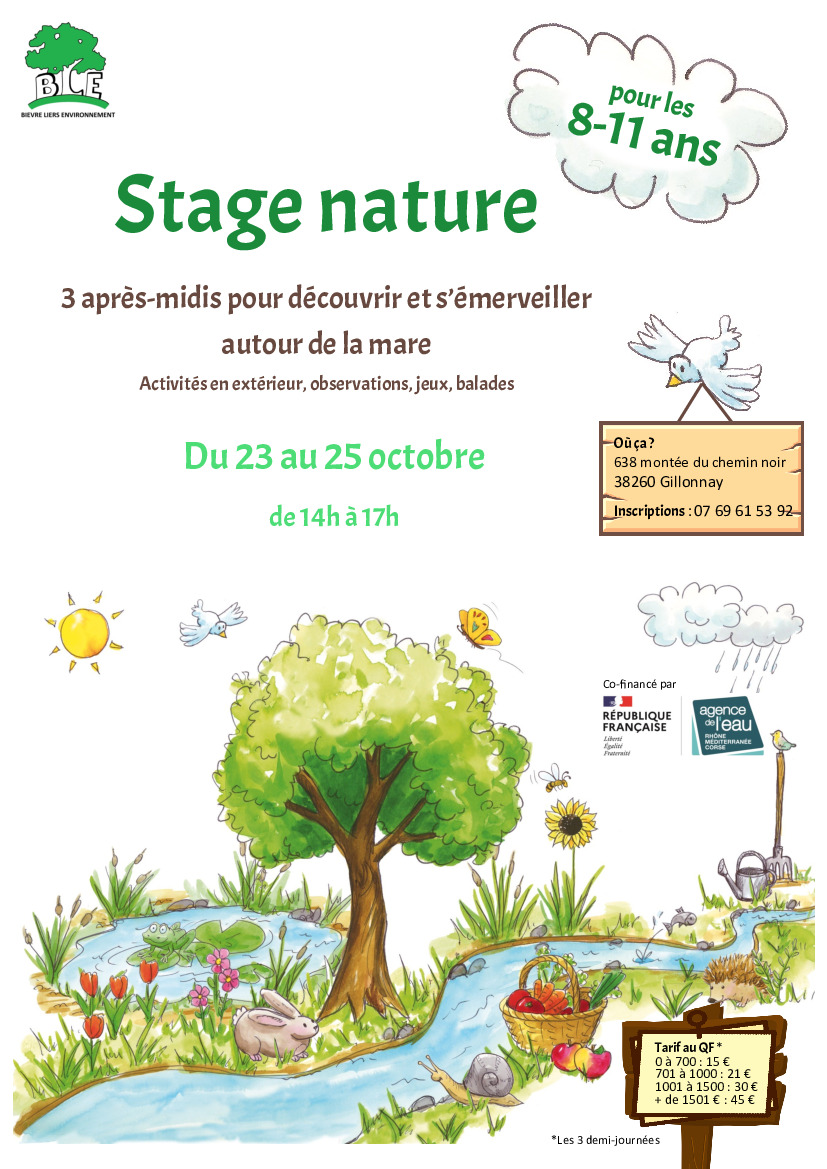 Stage nature - Bièvre Liers Environnement