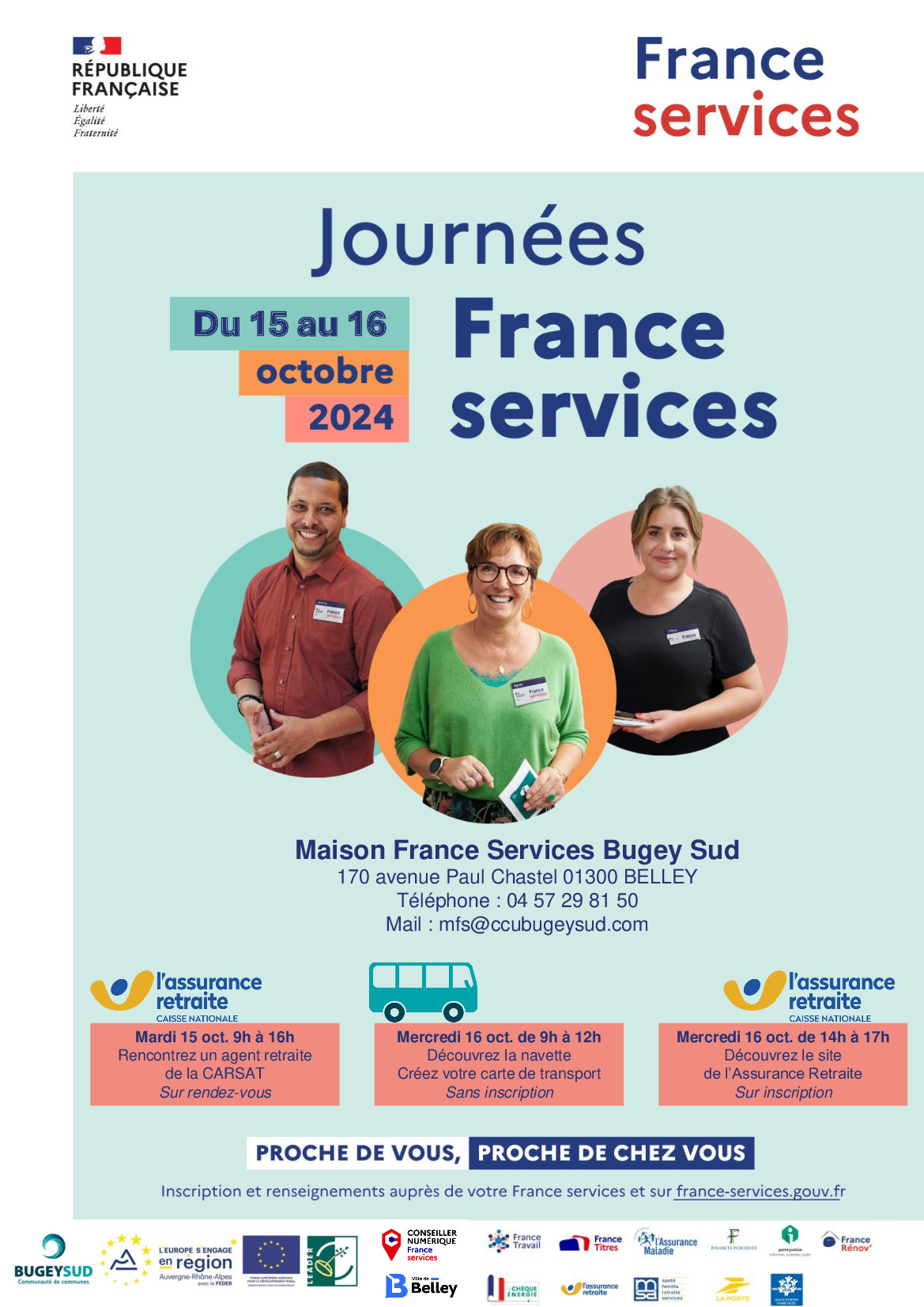 Journées France Services - 15 et 16 octobre 2024