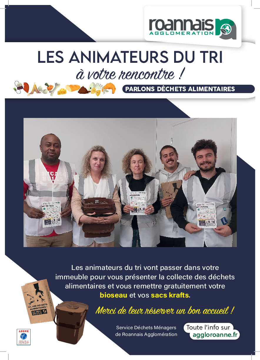 LES ANIMATEURS DU TRI A VOTRE RENCONTRE !