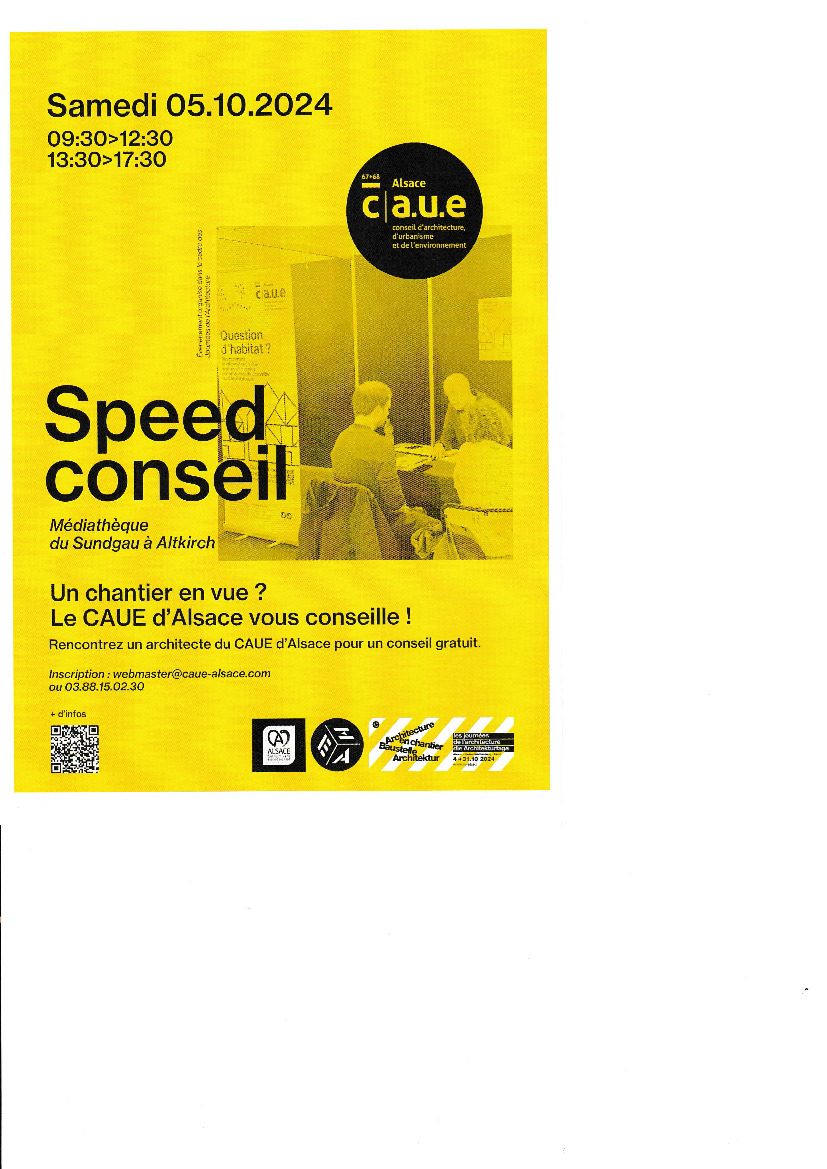 SPEED CONSEIL CAUE