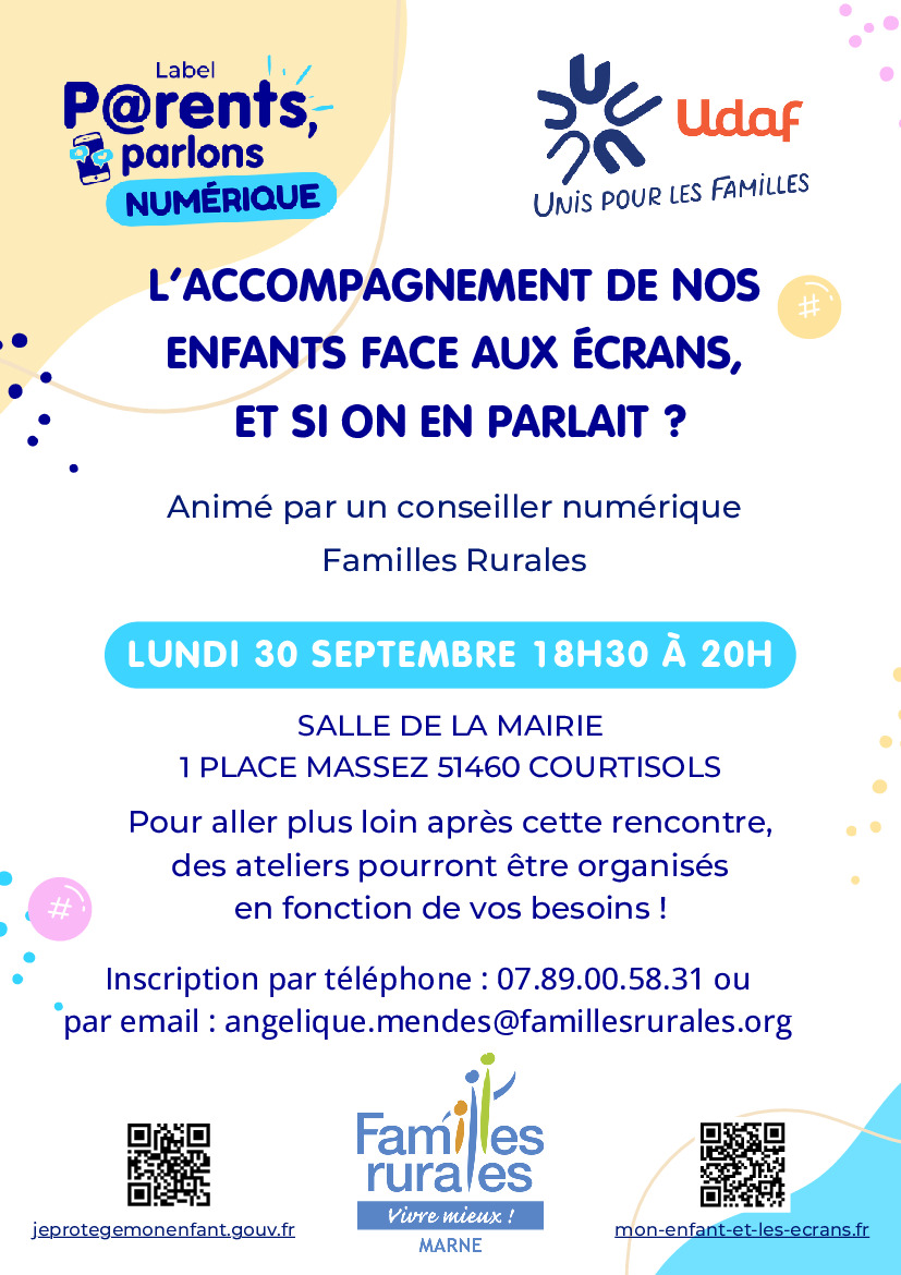 Animations familles rurales