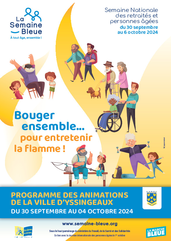 PROGRAMME DE LA SEMAINE BLEUE A YSSINGEAUX