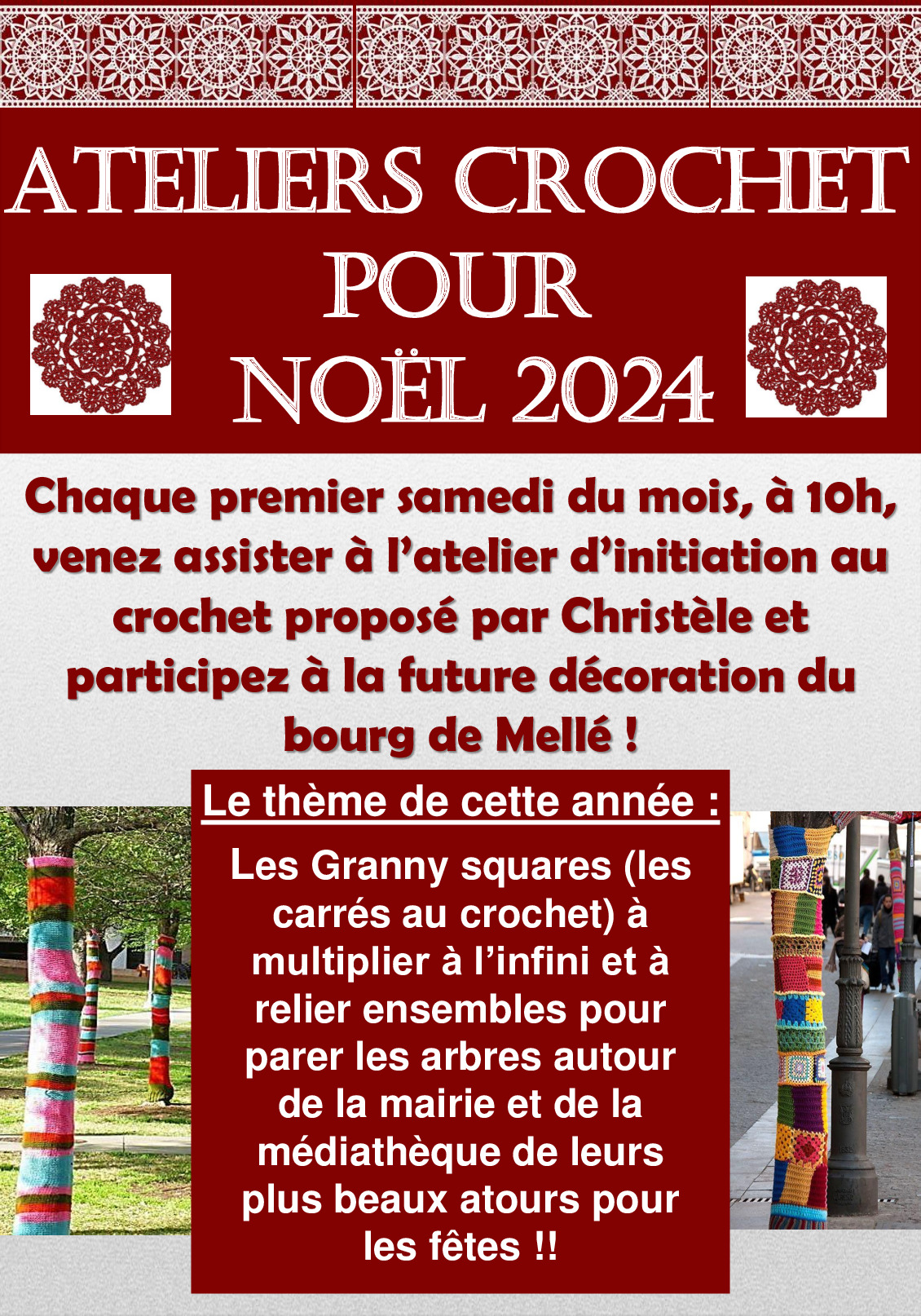 Atelier crochet à la médiathèque