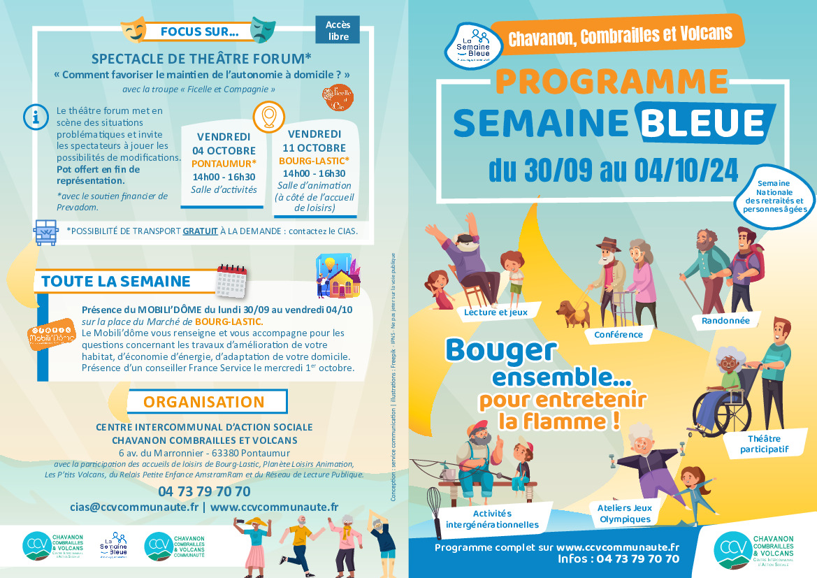 Programme Semaine BLEUE