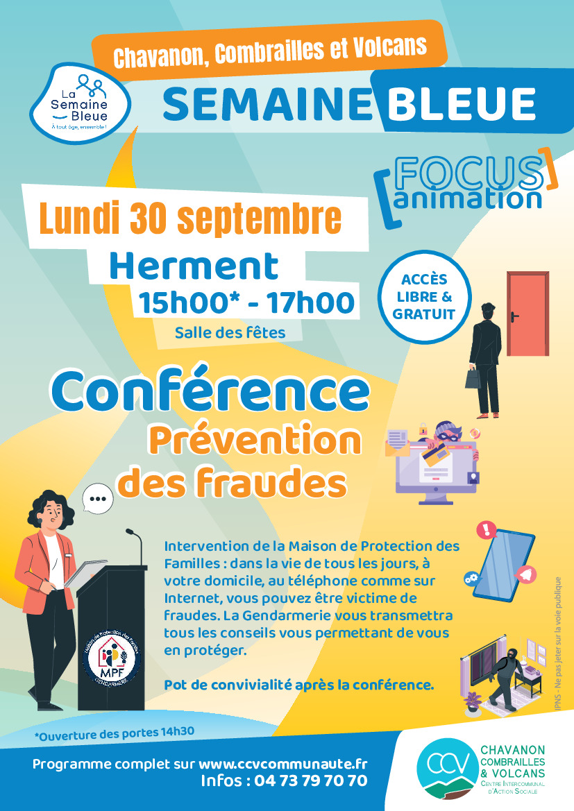 CONFÉRENCE « PRÉVENTION DES FRAUDES »