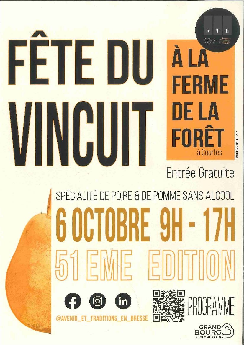 Fête du VINCUIT le 6 octobre 2024