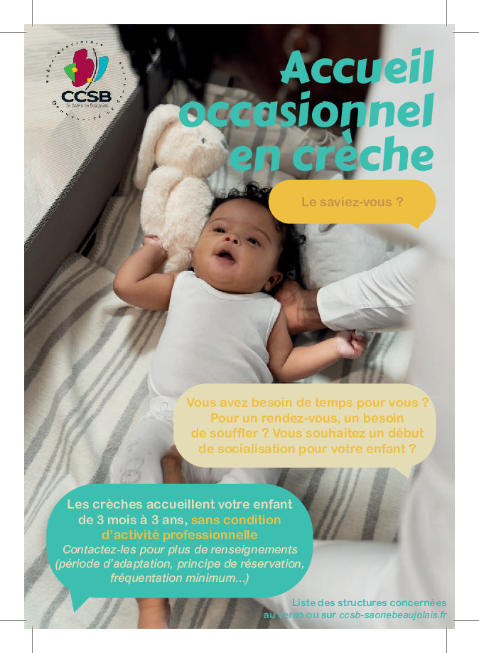 ACCUEIL OCCASIONNEL EN CRECHE