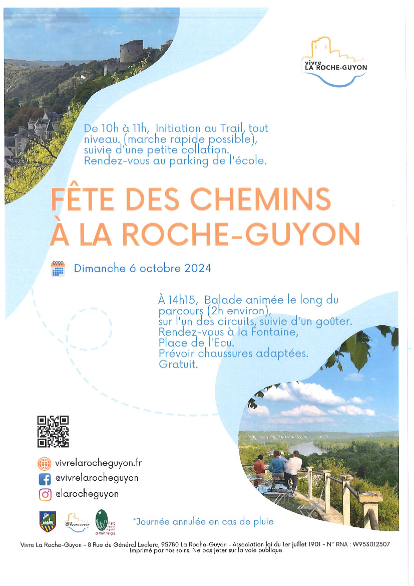 Fête des chemins à La Roche Guyon