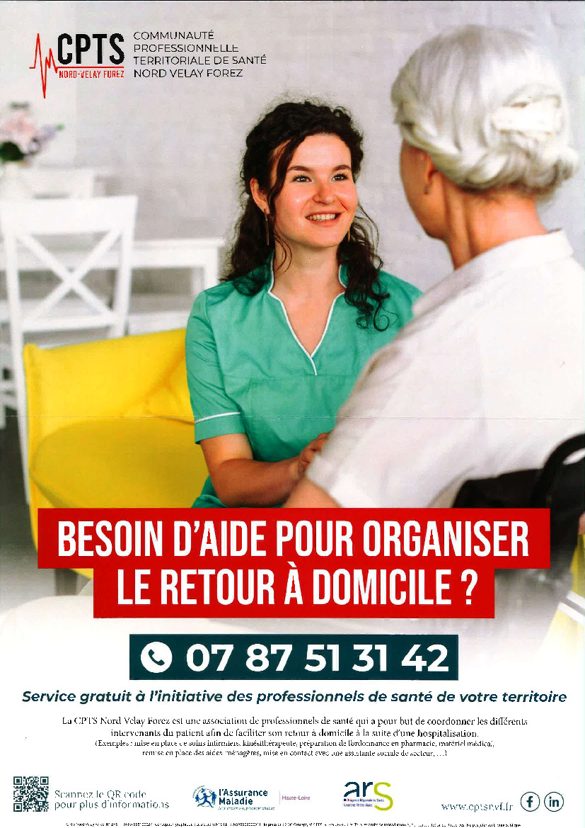 Besoin d'aide pour organiser le retour à domicile ?