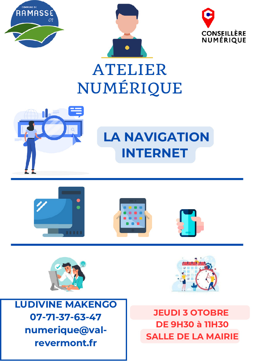 Atelier numérique : la navigation internet (1/1)