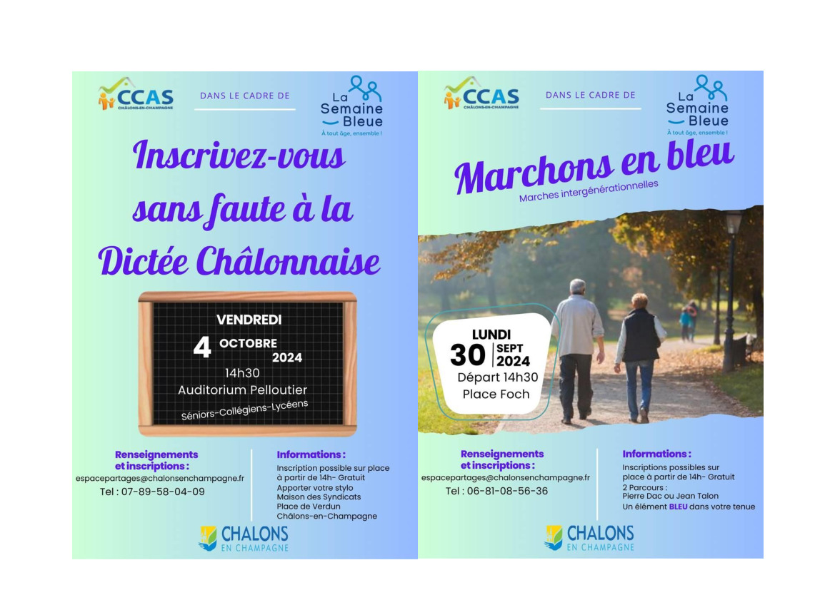 Animations CCAS de Châlons