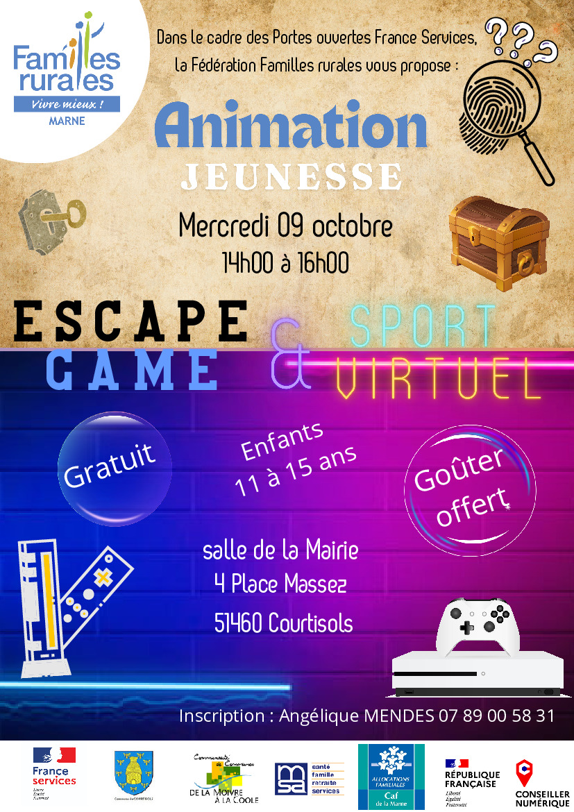 Familles Rurales : animations pour les 11-15 ans