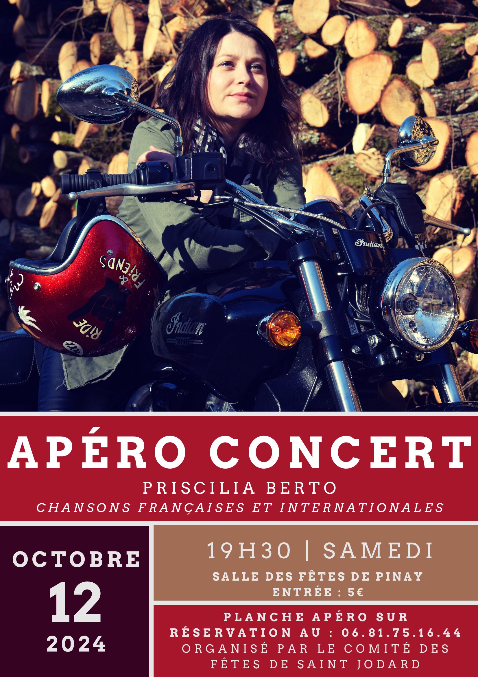 APERO CONCERT A PINAY LE 12 OCTOBRE