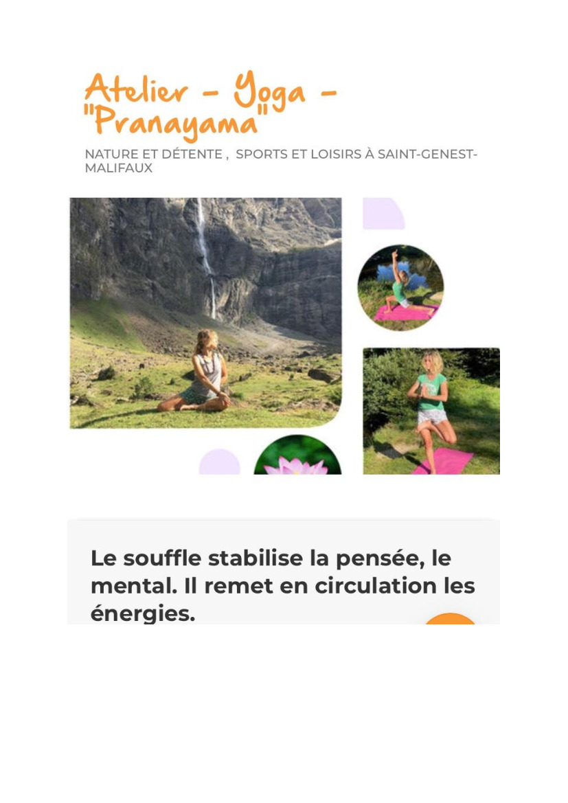 Yoga Ô Pîlat : Atelier pranayama- samedi 5 octobre