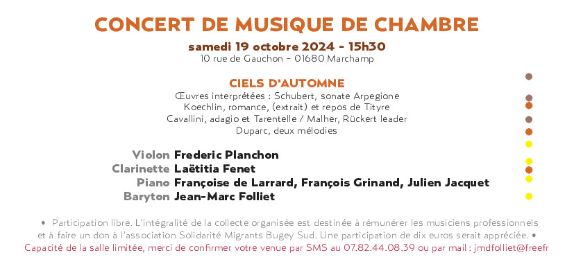 Concert de musique de chambre