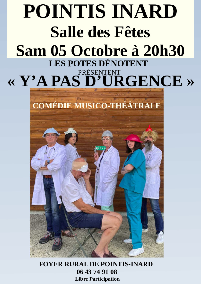 Comédie musicale organisée par le foyer rural