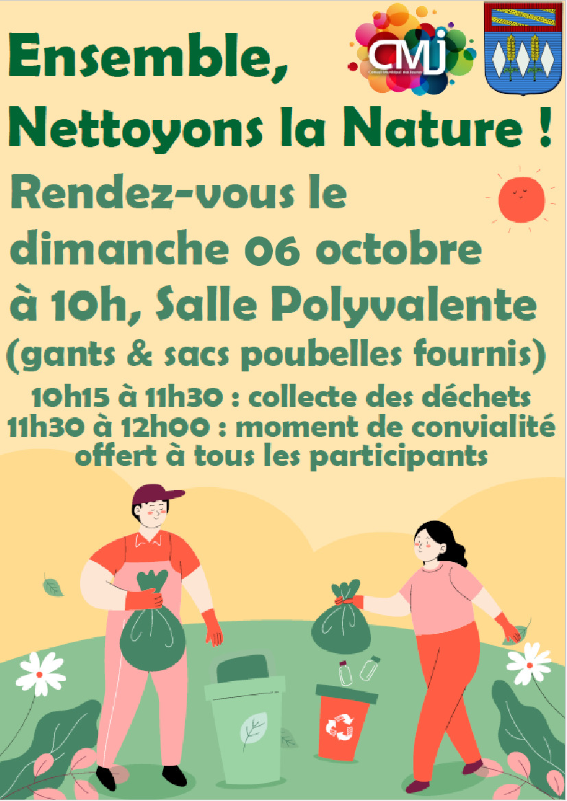 Nettoyons la nature : dimanche 6 octobre 2024