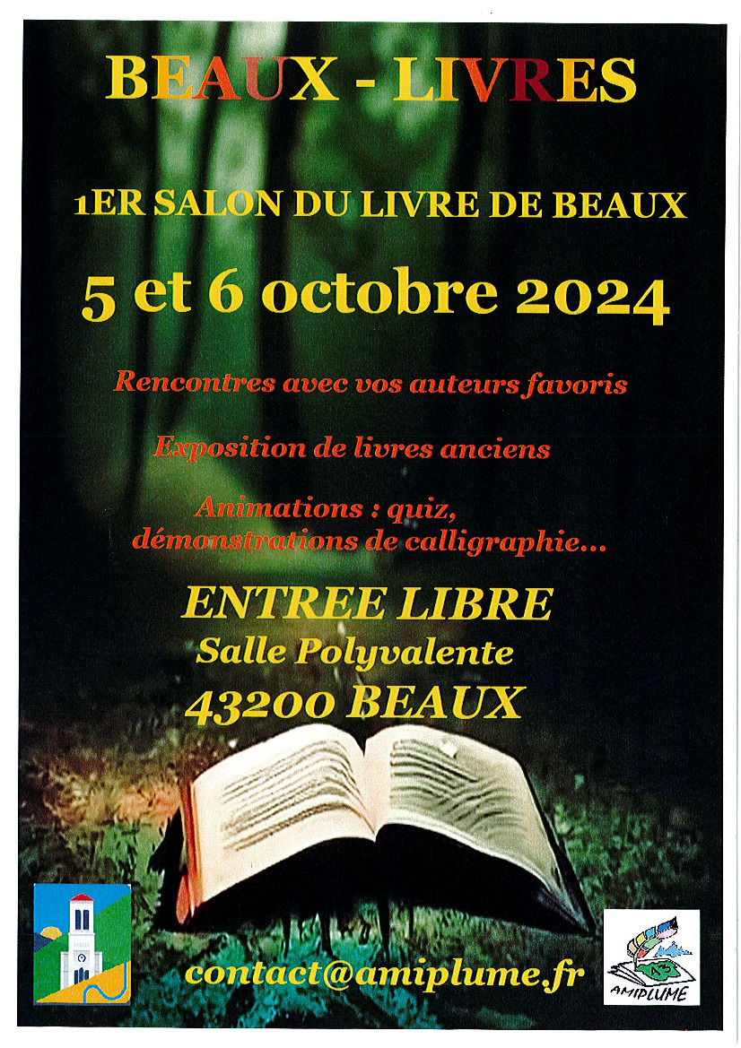 1er salon du livre à Beaux