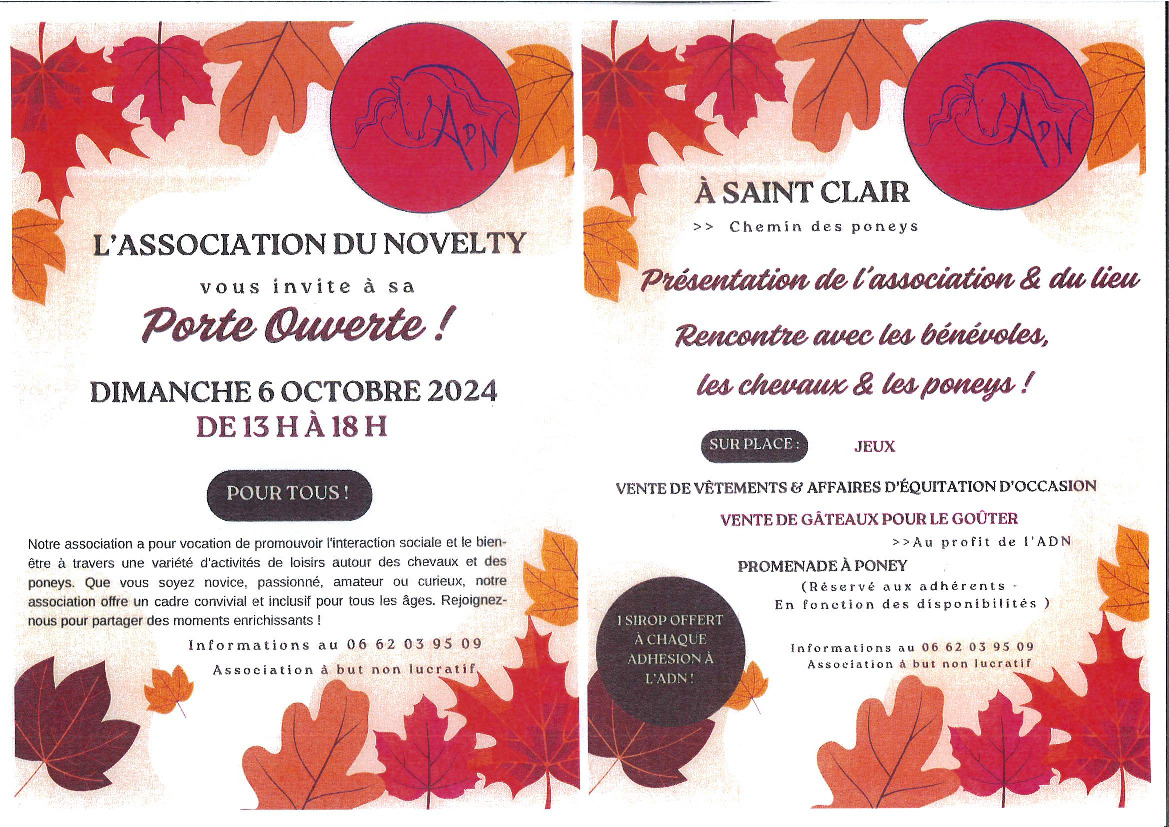 Association du Novelty - Porte Ouverte