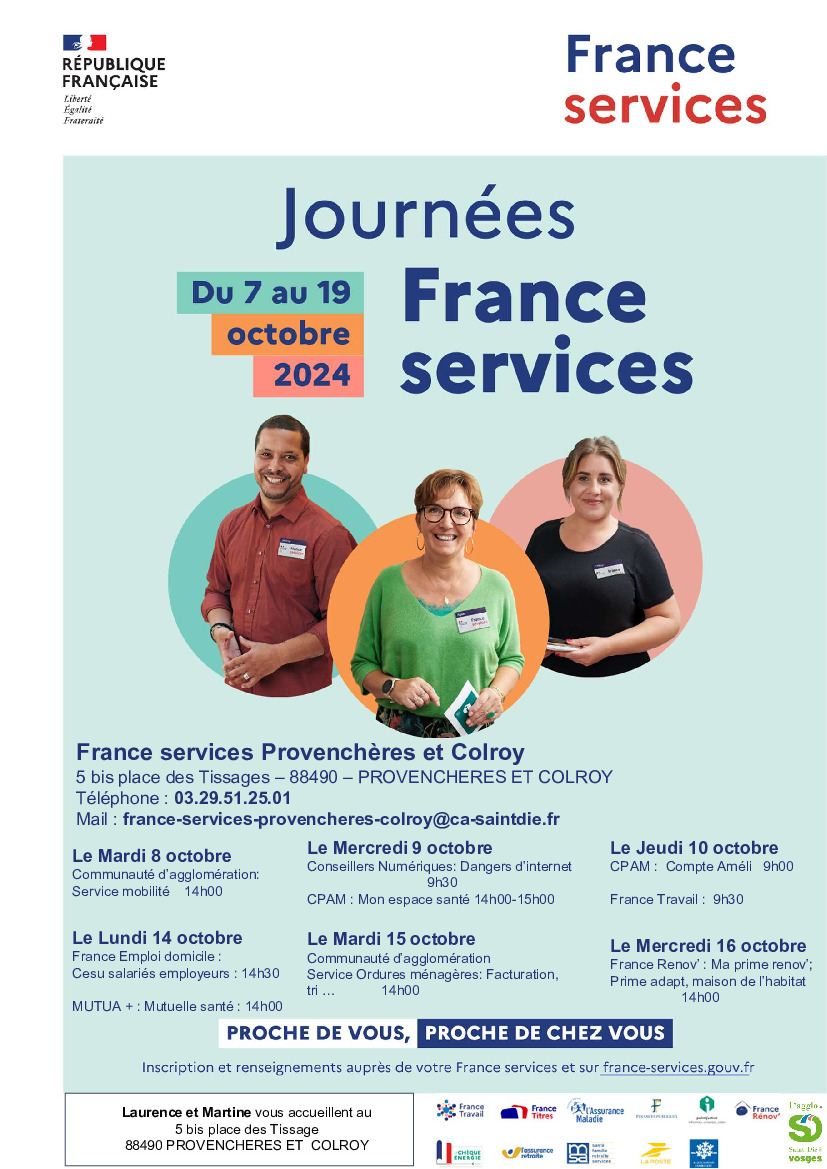 JOURNÉES PORTES OUVERTES FRANCE SERVICES