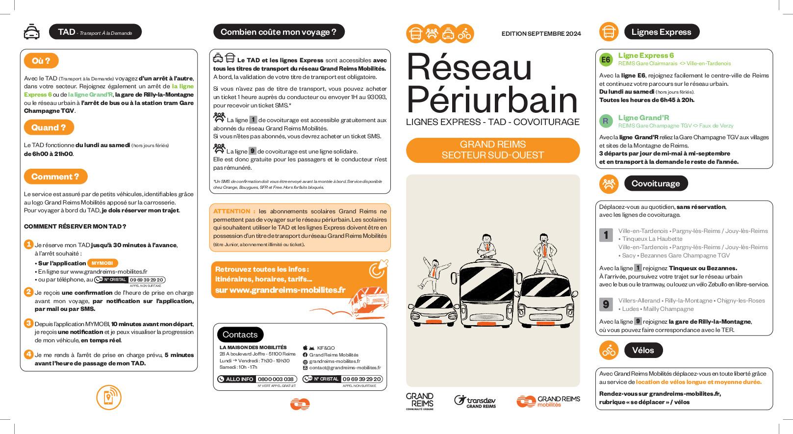 Tarifs de l'offre de transport (1/1)