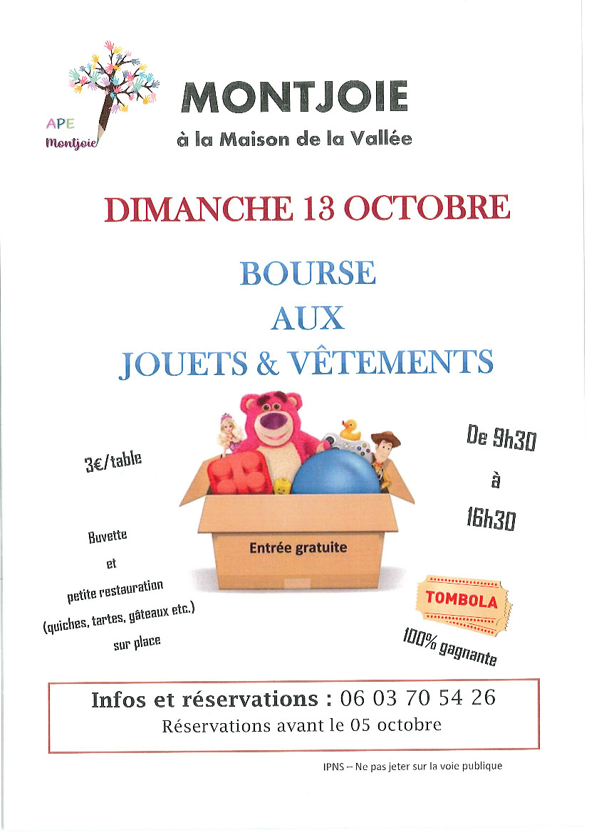 BOURSE AUX JOUETS & VETEMENTS