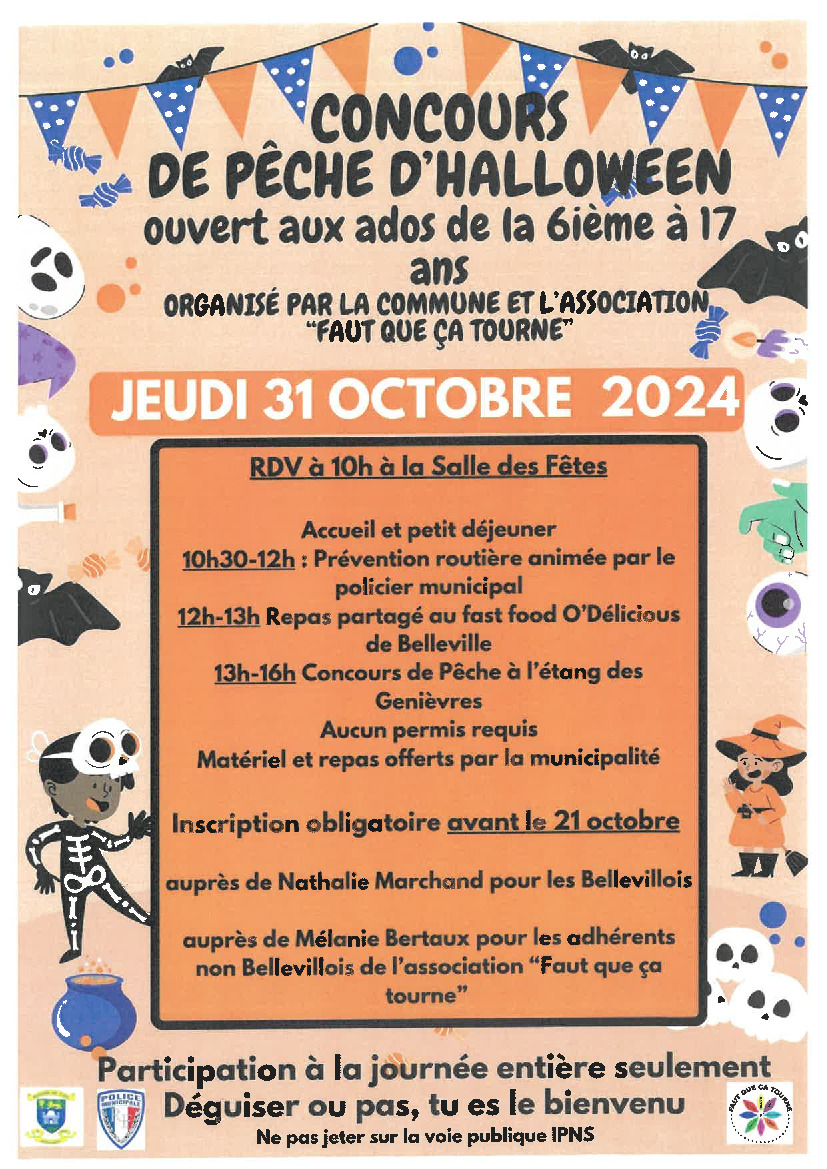 Concours de pêche d'Halloween 31/10