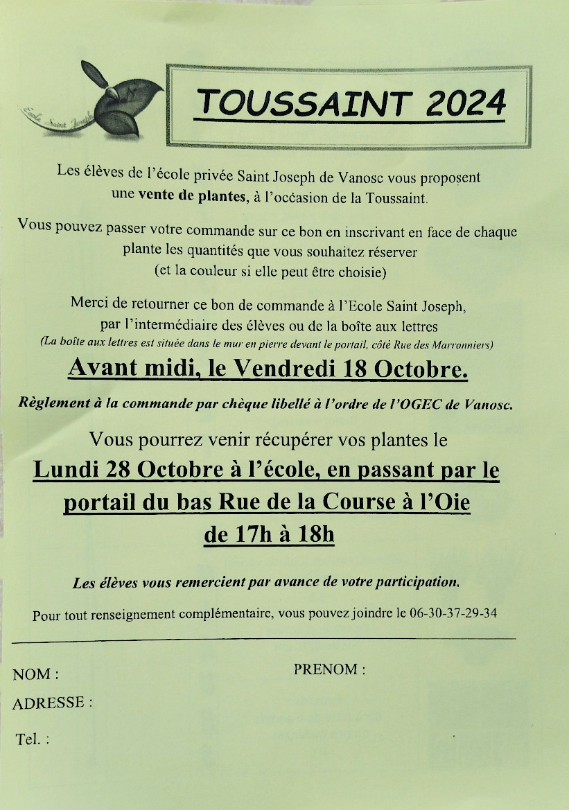 l'OGEC propose