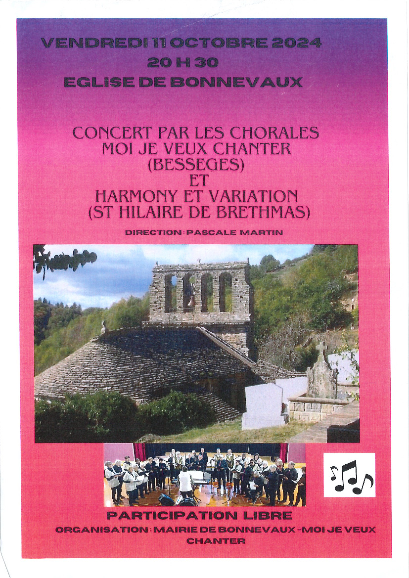 CONCERT - BONNEVAUX