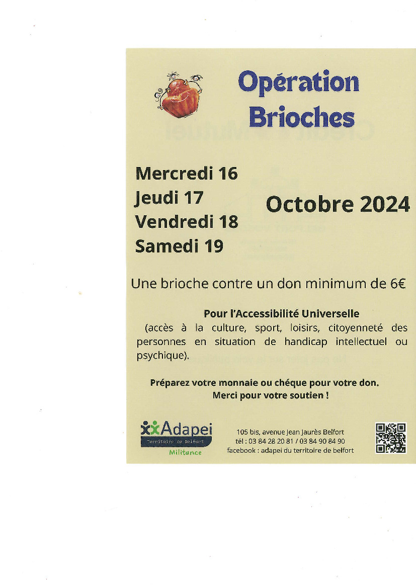 Opération Brioches