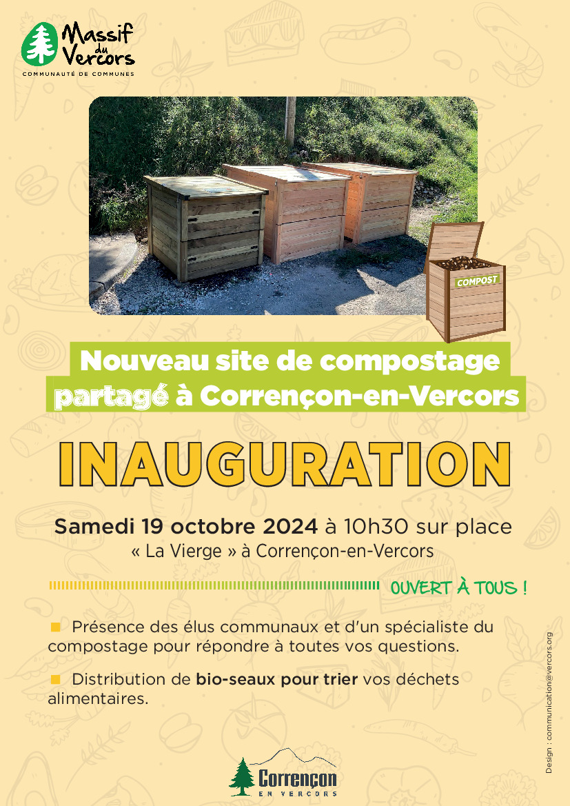 Inauguration du site de compostage communal