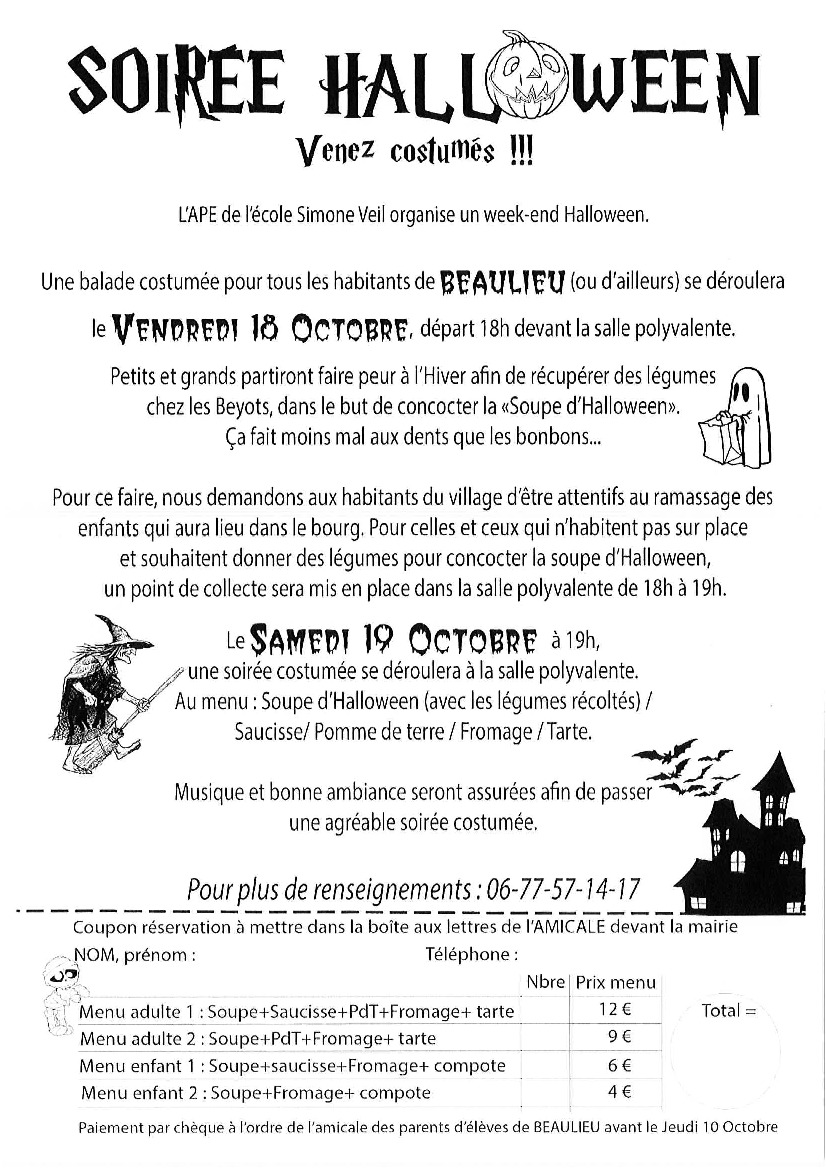 🎃 Soirée Halloween