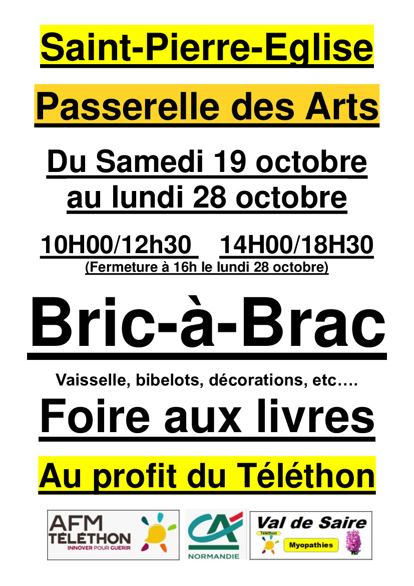 Bric à Brac du Téléthon