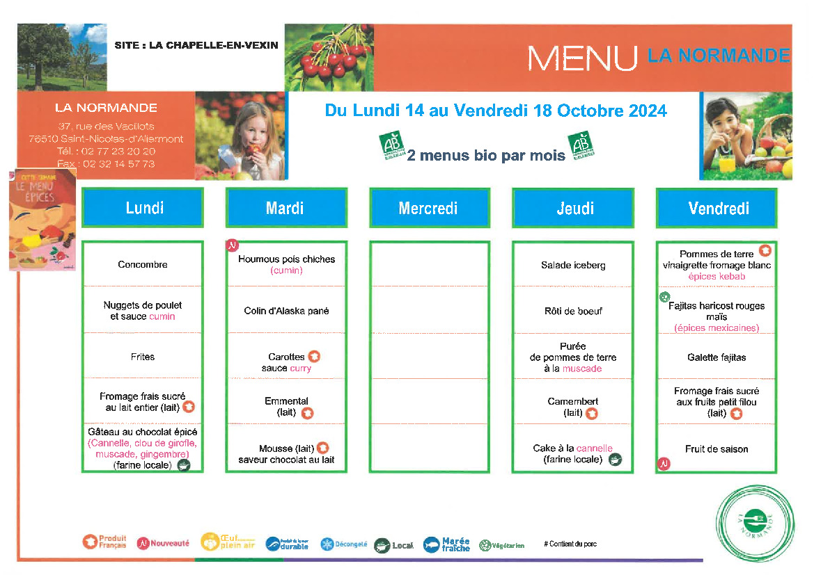 MENUS SIIS  BUHY-LA CHAPELLE-EN-VEXIN ET MONTREUIL-SUR-EPTE