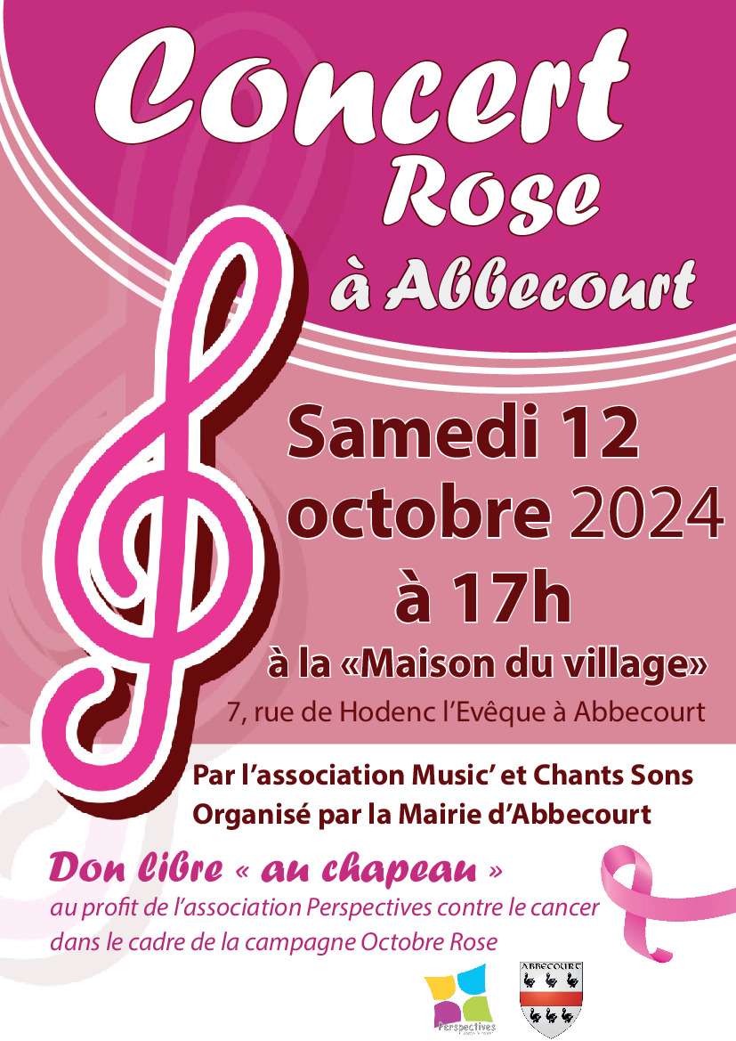 Rappel : concert rose à Abbecourt