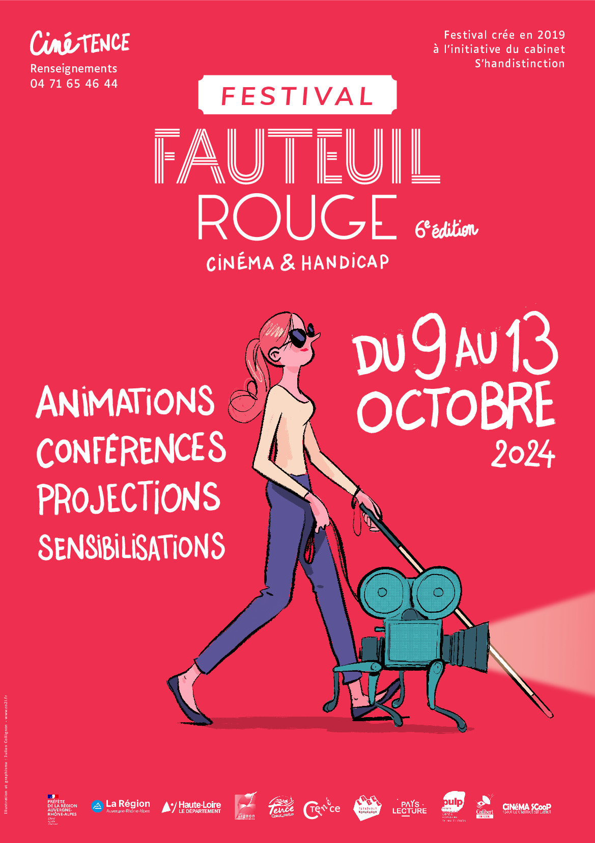 Festival du fauteuil rouge du 9 au 13 octobre 2024