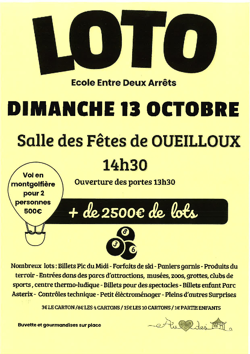 LOTO A OUEILLOUX