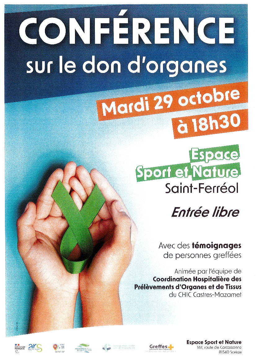 CONFERENCE SUR LE DON D'ORGANES