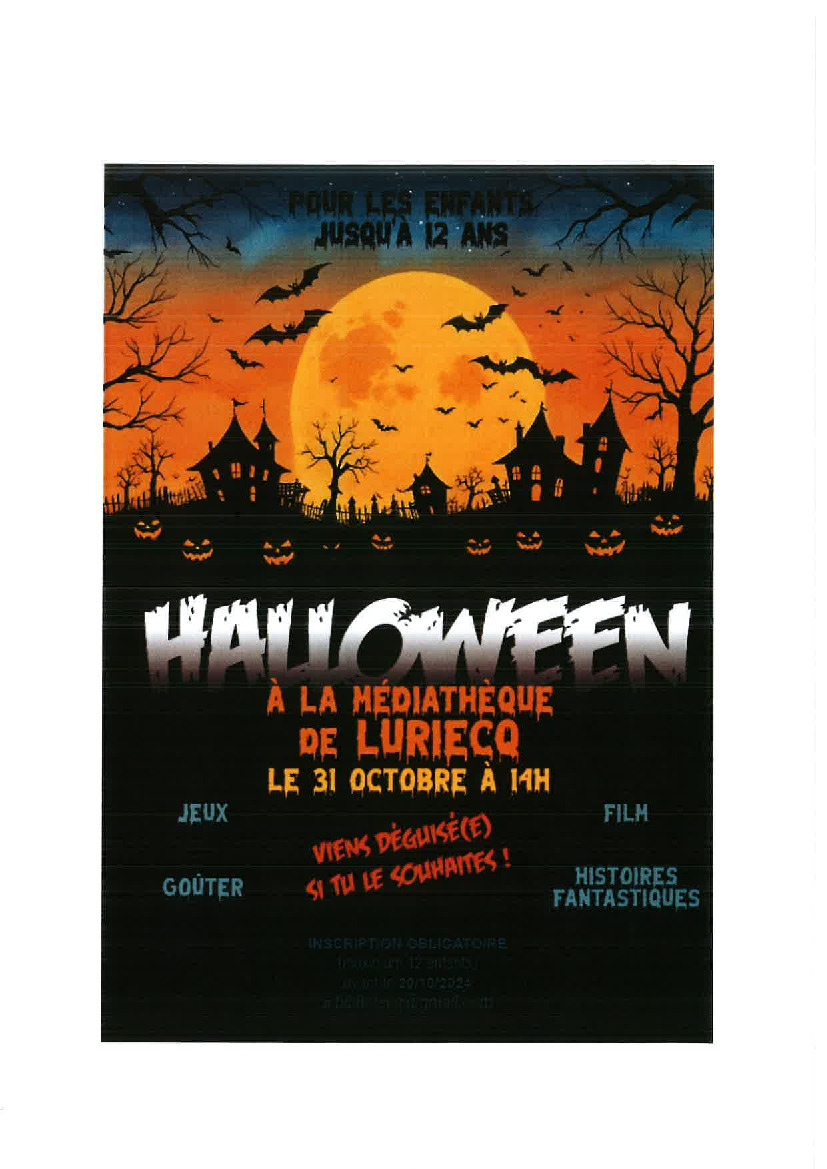 Halloween à la médiathèque de Luriecq