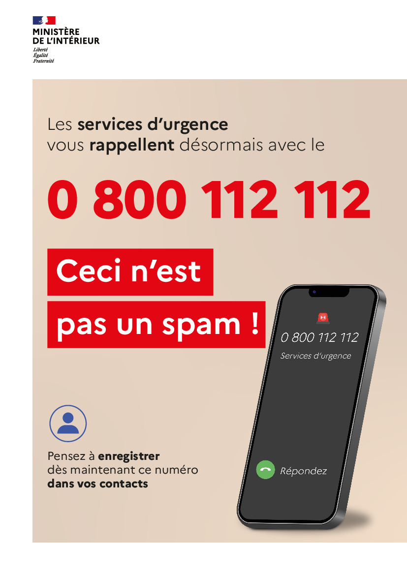 0 800 112 112 : CECI N'EST PAS UN SPAM !