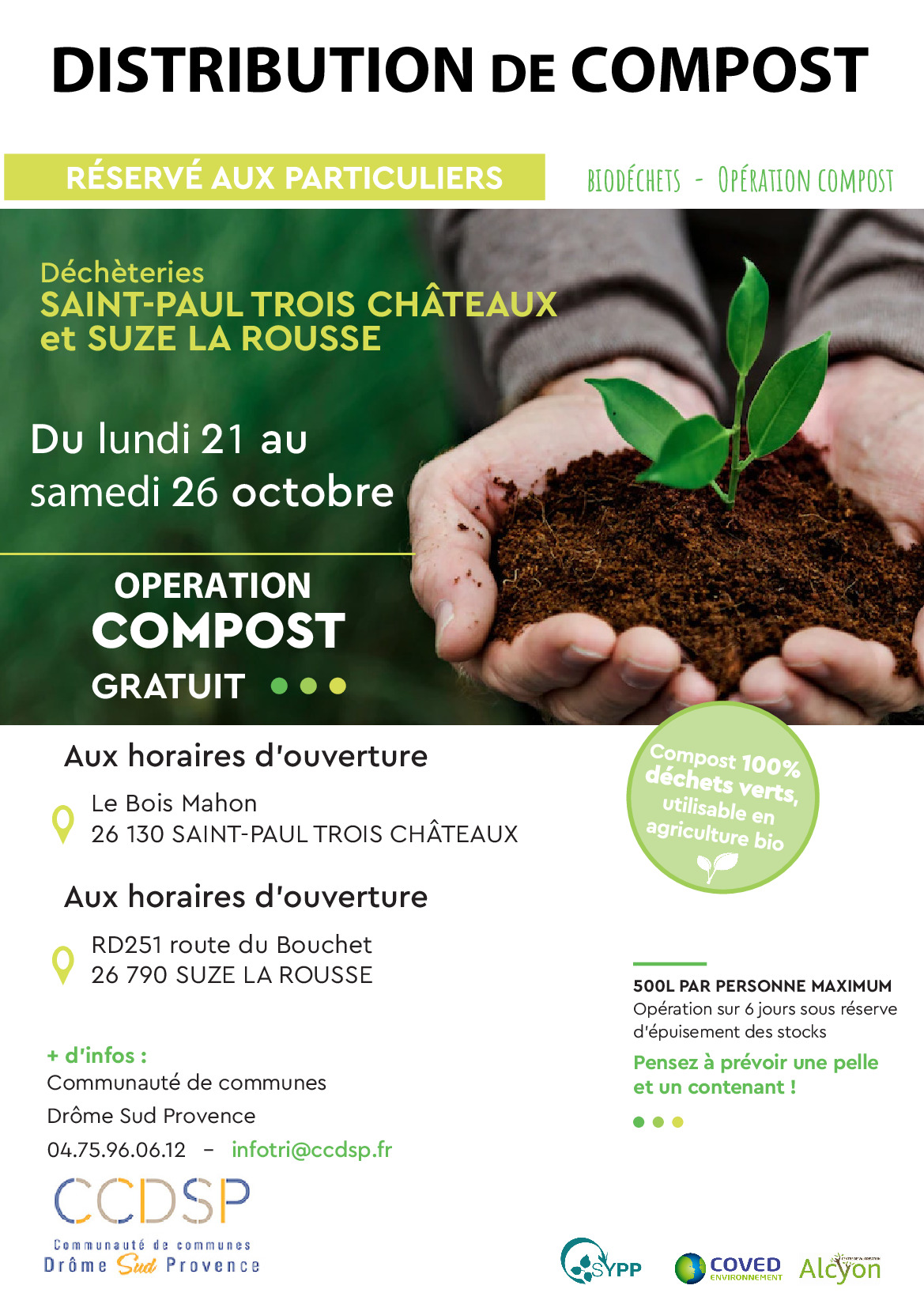 Distribution de compost gratuit